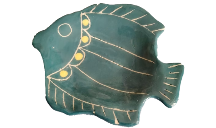 Pesce in ceramica